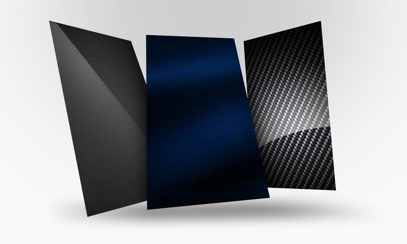 black carbon fiber theme