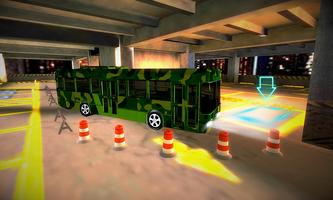 3D Army Bus Parking : Free Simulator poster