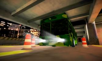 3D Army Bus Parking : Free Simulator screenshot 1