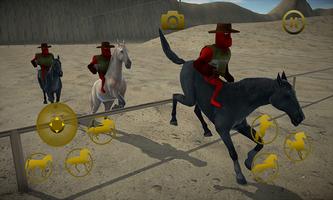 Arabic Cowboy Wild Horse Racing Championship 3D capture d'écran 3