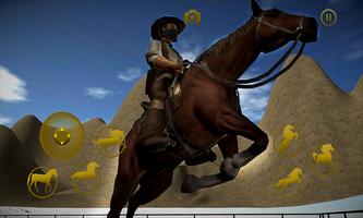 Arabic Cowboy Wild Horse Racing Championship 3D capture d'écran 2