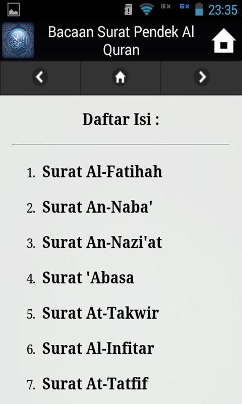 Bacaan Surat Pendek Al Quran Para Android Apk Baixar