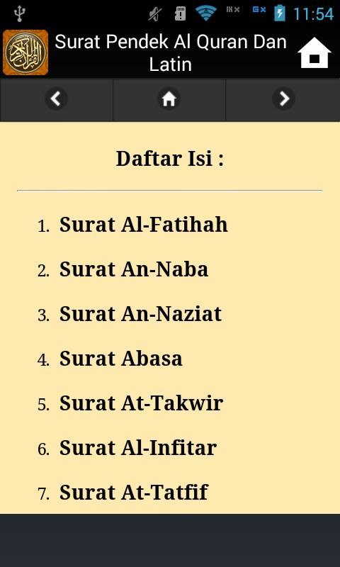 Surat Pendek Al Quran Dan Latin Für Android Apk Herunterladen