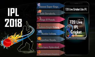 برنامه‌نما Live HD IPL T20 Cricket Match عکس از صفحه