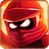 The Red Ninja Warrior - Run and Fight icône