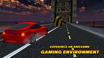 Mad City Rooftop: Tricky Car Stunt Rider syot layar 2