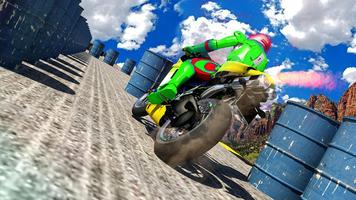 Mad City Rooftop: Tricky Bike Stunt Rider Affiche
