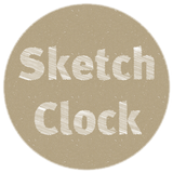 Sketch Clock Zooper Widget আইকন