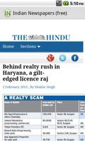 Indian Newspapers (free) screenshot 2