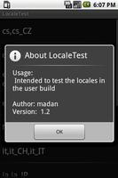 Locale Test Ekran Görüntüsü 1