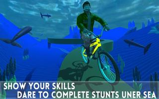 BMX Bicycle: Underwater Game capture d'écran 1