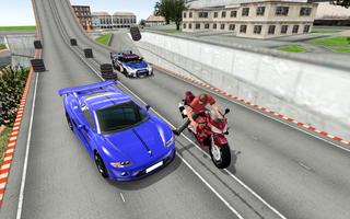 Car vs. Heavy Bike Racing screenshot 1