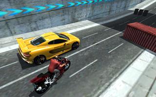Car vs. Heavy Bike Racing screenshot 2
