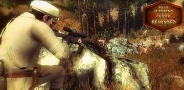 atirador caça dos cervos