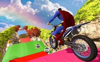 Super Heroes Bike Stunts Mania syot layar 3