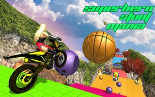 Super Heroes Bike Stunts Mania syot layar 1