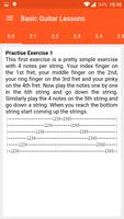 برنامه‌نما Basic Guitar Lessons عکس از صفحه