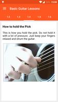 Basic Guitar Lessons Plakat