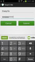 Dead2Me Call & Text Blocker স্ক্রিনশট 1