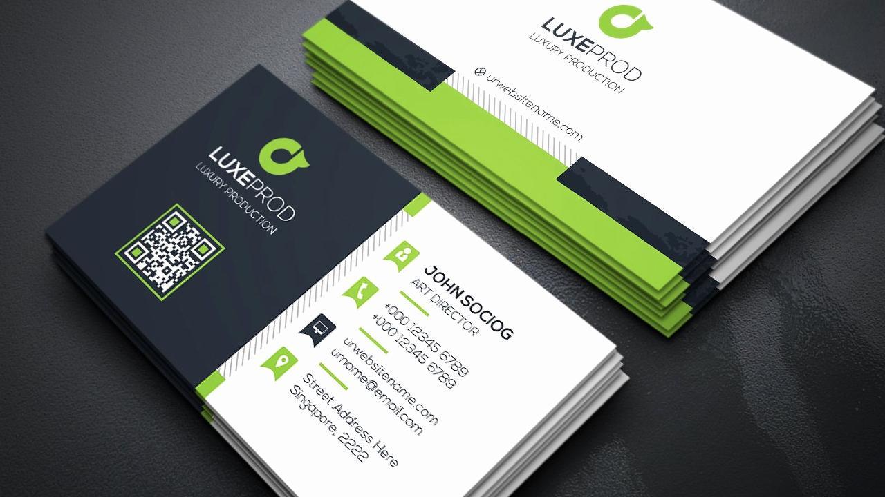 Designer Business Cards : Awesome Corporate Business Card Design Template 001585 ... - Start the design process with a business card template.