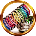 ”Bracelets made of gum