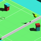 テニスゲームの3D Cubedの アイコン