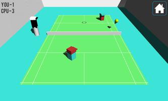 Tennis Games Champion 3D Cubed capture d'écran 3