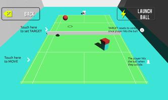 Tenis Juegos Campeón 3D Cubed captura de pantalla 2