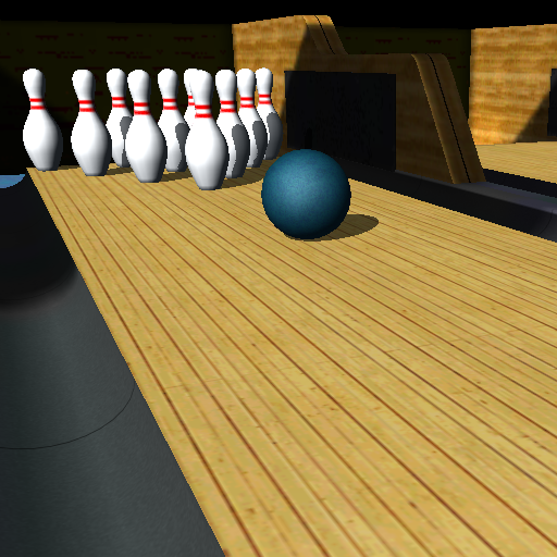 路地ボウリングゲームの3D