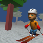 Jeux de ski 3D de course icône