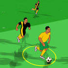 Süd-American Fußballspiel Zeichen