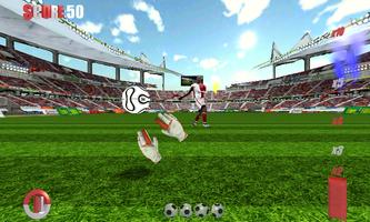 matchs de football gardien 3D Affiche