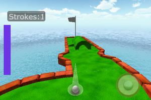 Mini jogo de golfe em 3D imagem de tela 1
