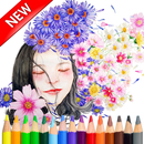 Adult Coloring Beautiful Girls APK