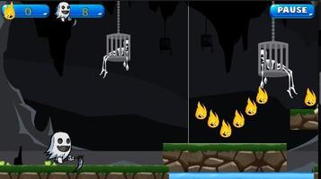 Flappy Ghost Free Game For Kid ảnh chụp màn hình 1