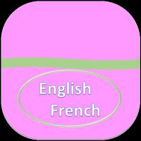 Poster English French dictionary