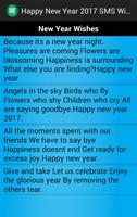 Happy New Year 2017 SMS Wishes screenshot 1