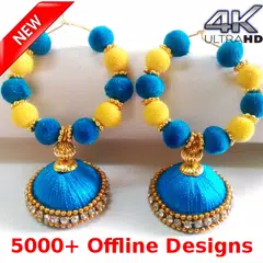 5000+ Silk Thread Jewellery Designs (Offline)