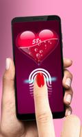 Love Test Finger scanner Prank Affiche