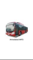 AMTS Ahmedabad route/stop info poster