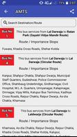 AMTS Ahmedabad route/stop info syot layar 2