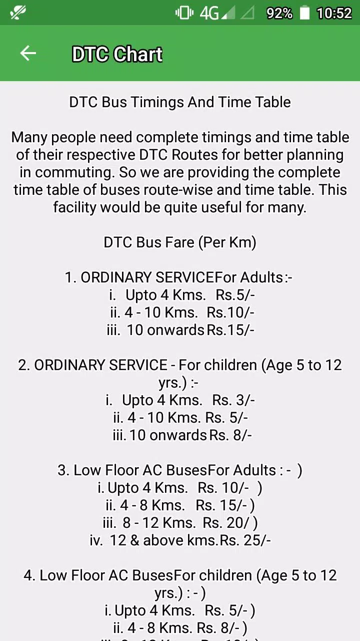 Delhi Transport DTC Bus Route And Fare Chart 53 OFF delhi-transport-dtc-bus-route-and-fare-chart-53-off
