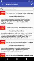 Kolkata Bus Info स्क्रीनशॉट 1