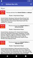 Kolkata Bus Info स्क्रीनशॉट 2
