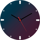 Watch Face blue With Red-icoon