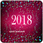 Happy New Year Top Greeting Messages 2018 آئیکن