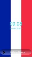 France Flag Pin Lock Screen Screenshot 1