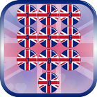 UK Flag Pin Lock Screen icône
