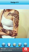 Modern Mehndi Tattoo Designs تصوير الشاشة 1