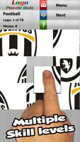 Football: logo puzzle quiz syot layar 1